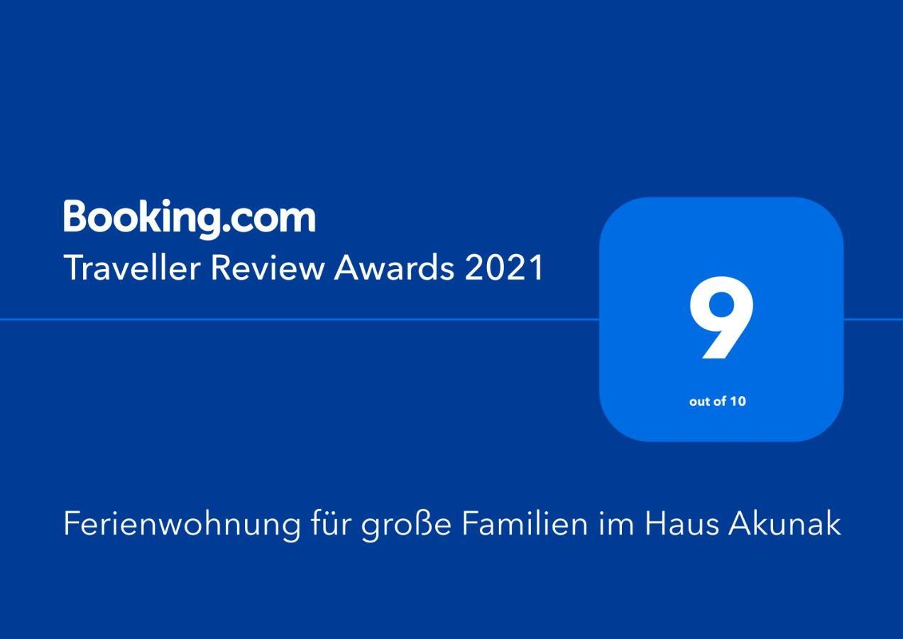 Ferienwohnung für große Familien im Haus Akunak Büsum Exterior foto